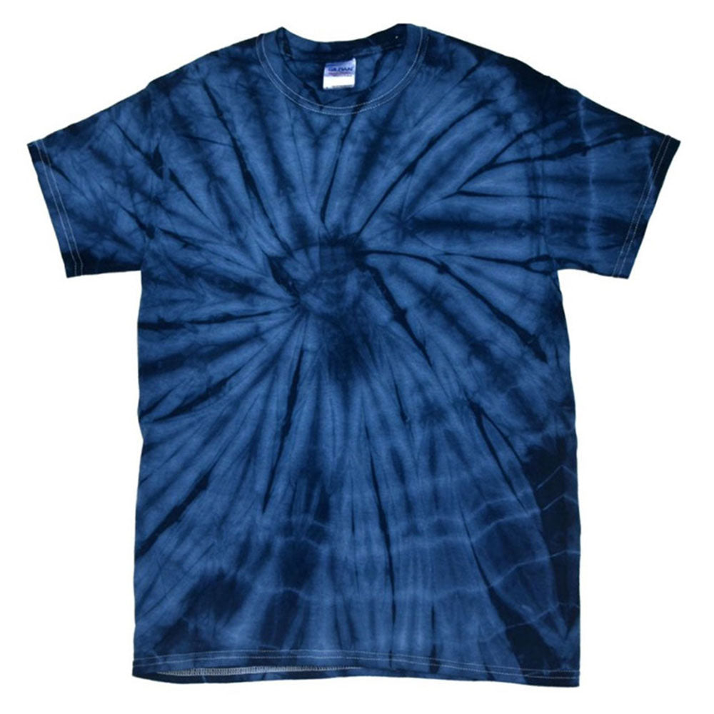 Custom ~ Tie Dye T-Shirt ~ Highcrest Middle School-spider navy