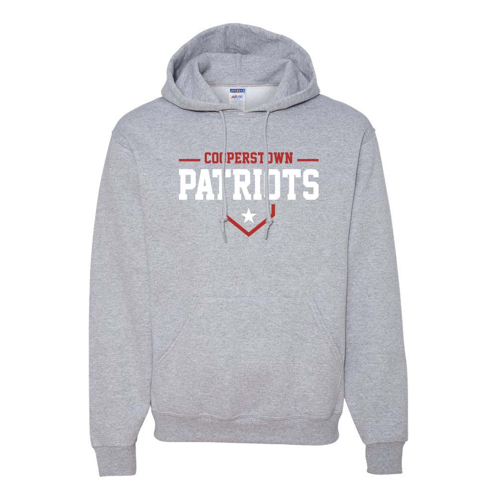 12U Red Cooperstown Team 2026 ~ Hoodie ~ Glenview Patriots