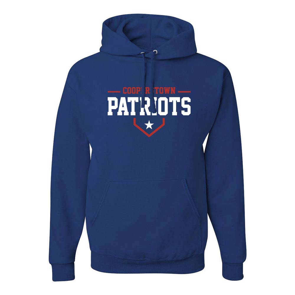 12U Red Cooperstown Team 2026 ~ Hoodie ~ Glenview Patriots