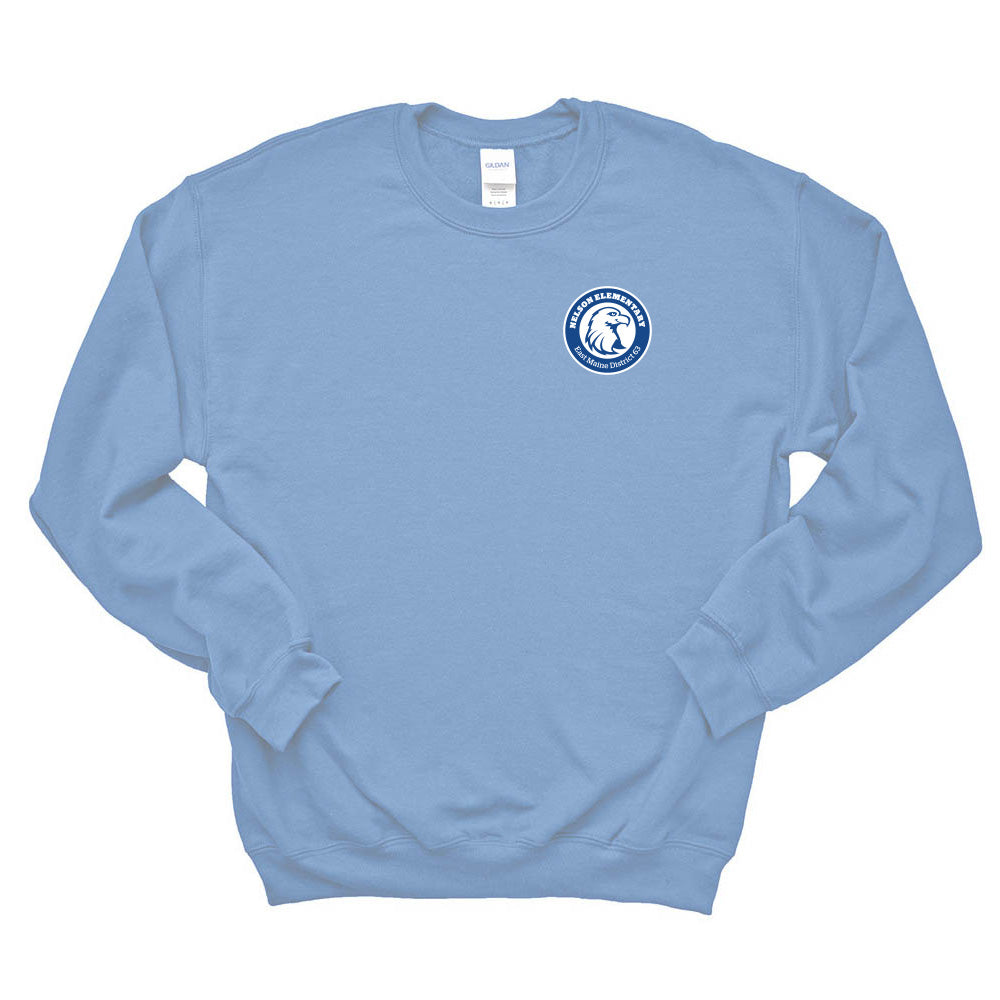 Logo ~ Raglan Crewneck Sweatshirt Sweatshirt ~ Nelson Elementary School