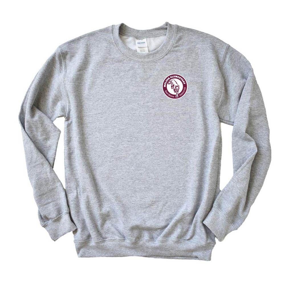 Logo ~ Raglan Crewneck Sweatshirt Sweatshirt ~ Melzer Elementary School