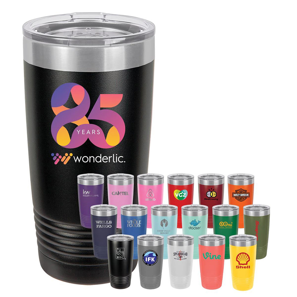 20 oz Polar Camel Ringeck Vacuum Insulated Tumbler w/ Lid