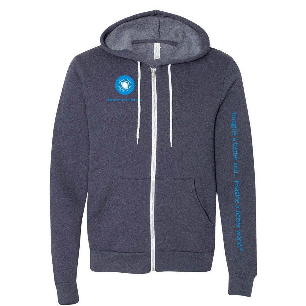 IMAGINE ZIP HOODIE ~ ONE FOUNDATION ~ Bella + Canvas ~ classic fit