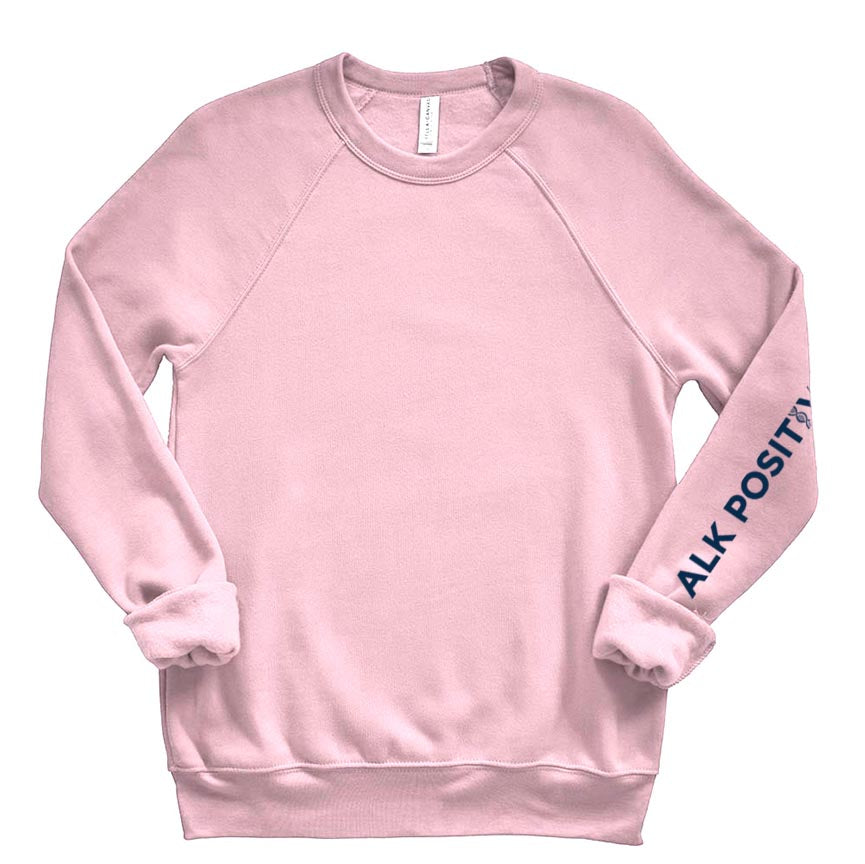 ALK+ Positive Logo ~ Raglan Crewneck Sweatshirt Sweatshirt ~ ALK+ Positive