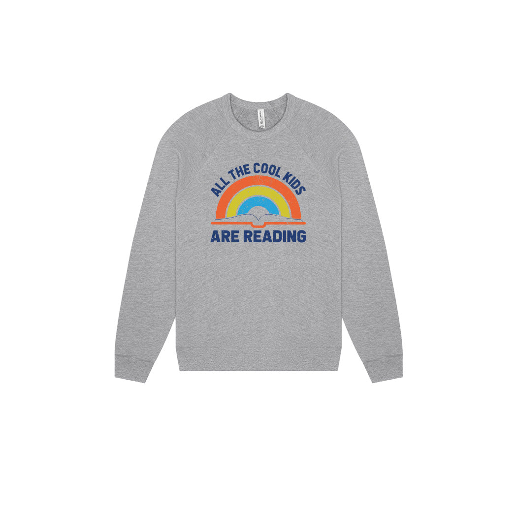 All The Cool Kids Are Reading ~ Youth Crewneck Sweatshirt