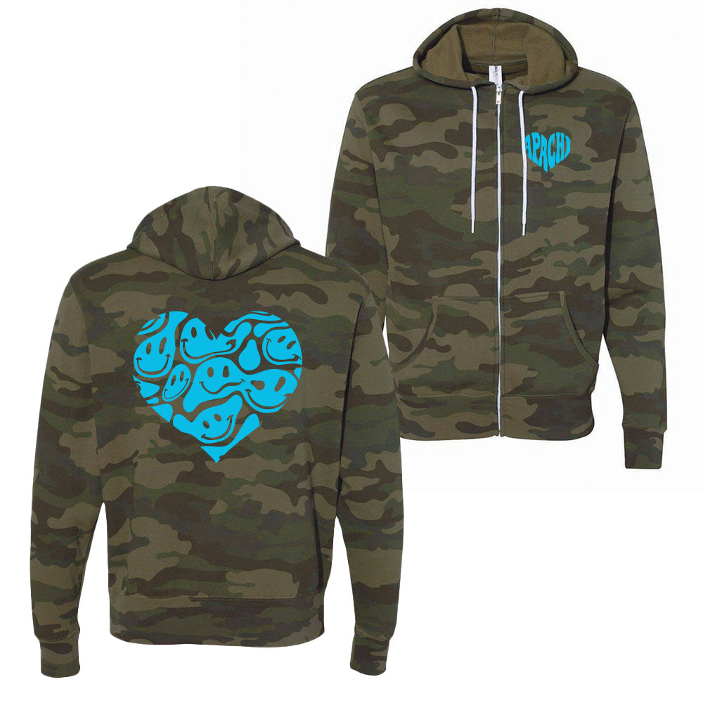 APACHI HEART LIGHTWEIGHT HOODIE ~ adult ~ classic fit