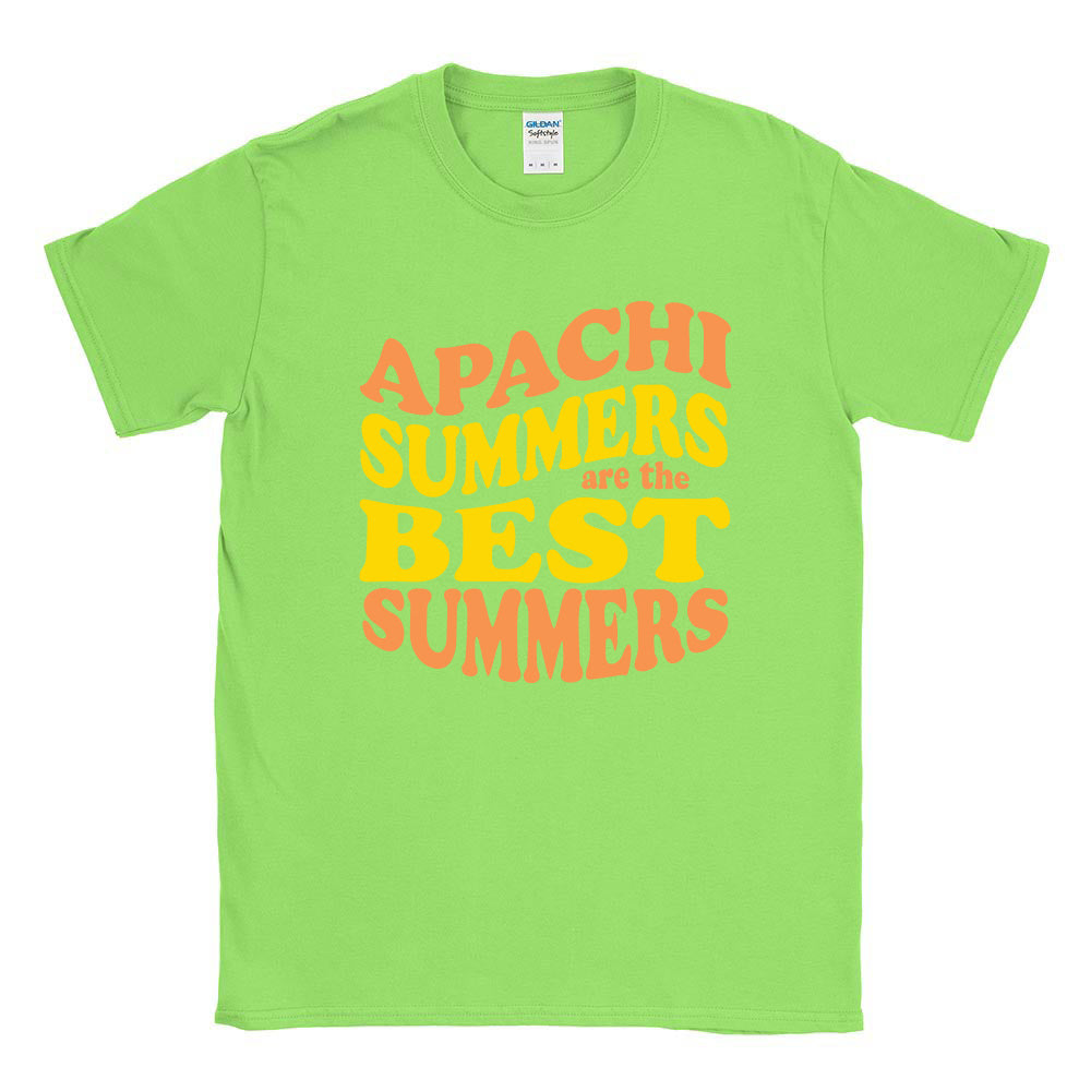 Apachi Summers Are The Bes Summers ~ Cotton T-Shirt ~ Apachi Day Camp