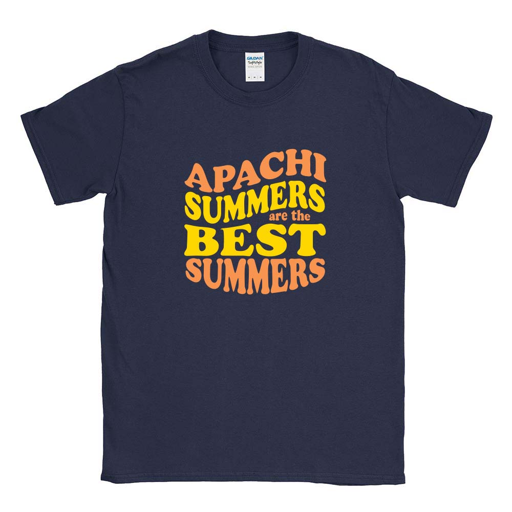 Apachi Summers Are The Bes Summers ~ Cotton T-Shirt ~ Apachi Day Camp