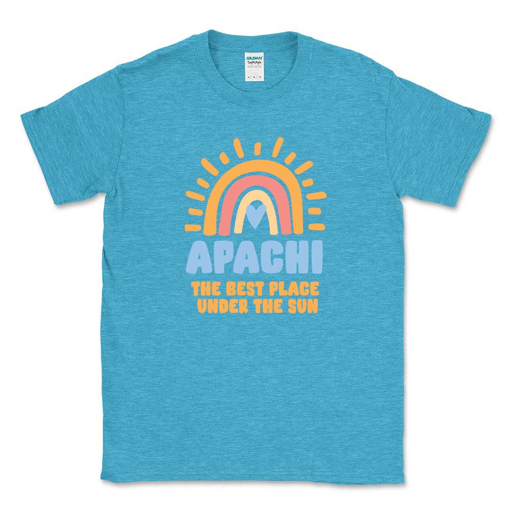 BEST PLACE UNDER THE SUN TEE ~ APACHI DAY CAMP ~ youth ~ classic fit