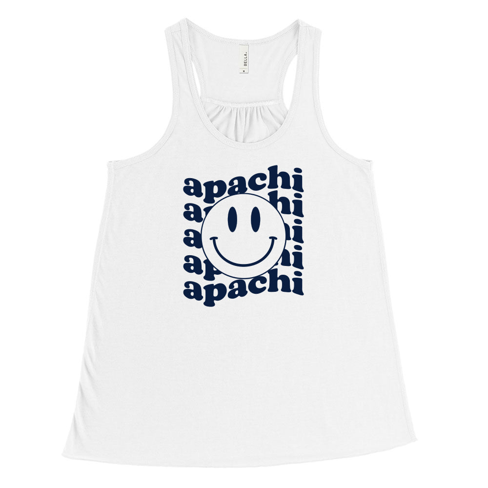 WAVY SMILEY FLOWY TANK ~ APACHI DAY CAMP ~ youth ~ flowy fit