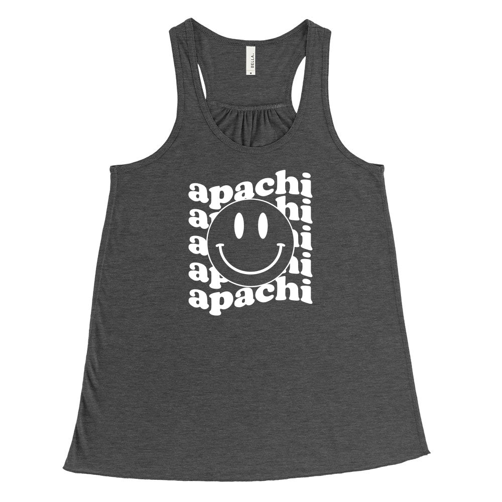 WAVY SMILEY FLOWY TANK ~ APACHI DAY CAMP ~ youth ~ flowy fit