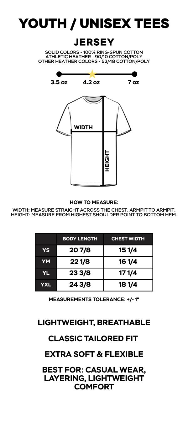W Baseball ~ Jersey T-Shirt ~ Wilmette Baseball Association