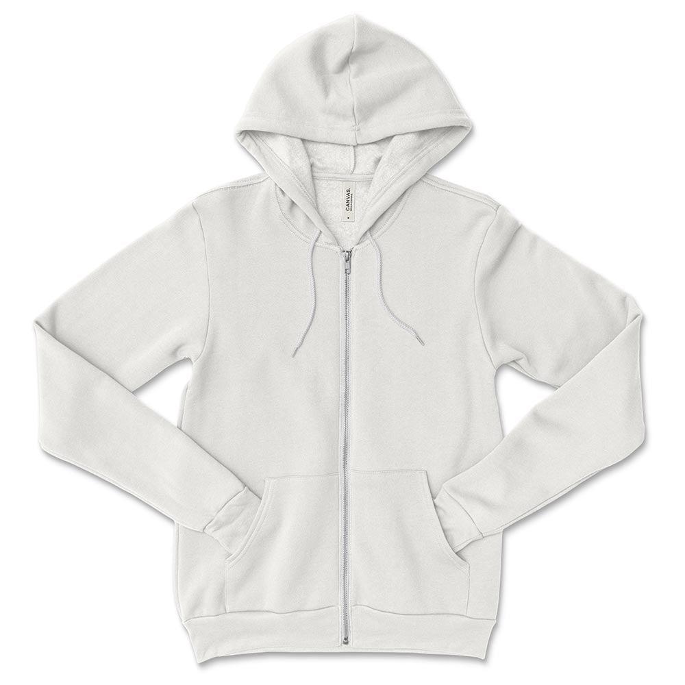 Custom ~ Sponge Fleece Zip Hoodie ~ JV Championship 2026-vintage white