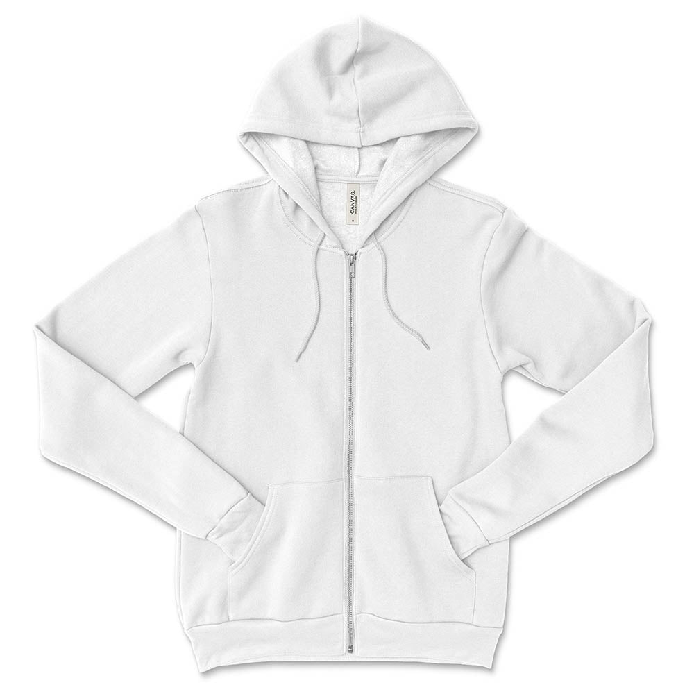 Custom ~ Sponge Fleece Zip Hoodie ~ JV Championship 2026-white