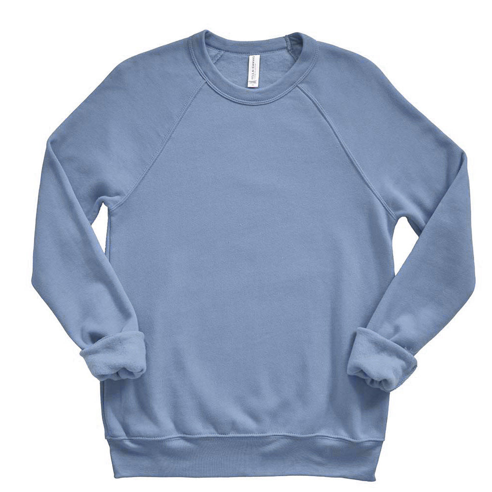 Custom ~ Sponge Fleece Raglan Crewneck Sweatshirt ~ Wilmette Education Association