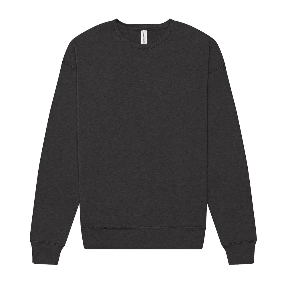 Custom ~ Drop Shoulder Sponge Fleece Crewneck Sweatshirt ~ JV Championship 2026-dark grey heather