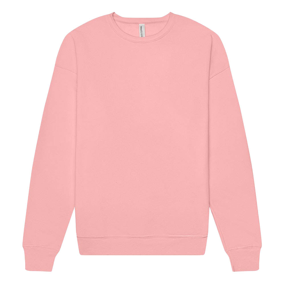 Custom ~ Drop Shoulder Sponge Fleece Crewneck Sweatshirt ~ JV Championship 2026-pink