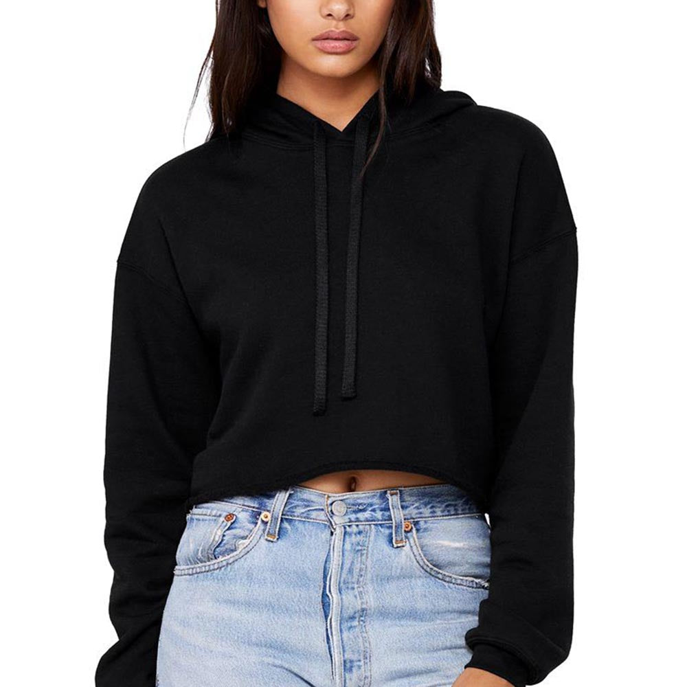 CROPPED FLEECE HOODIE Bella + Canvas classic fit