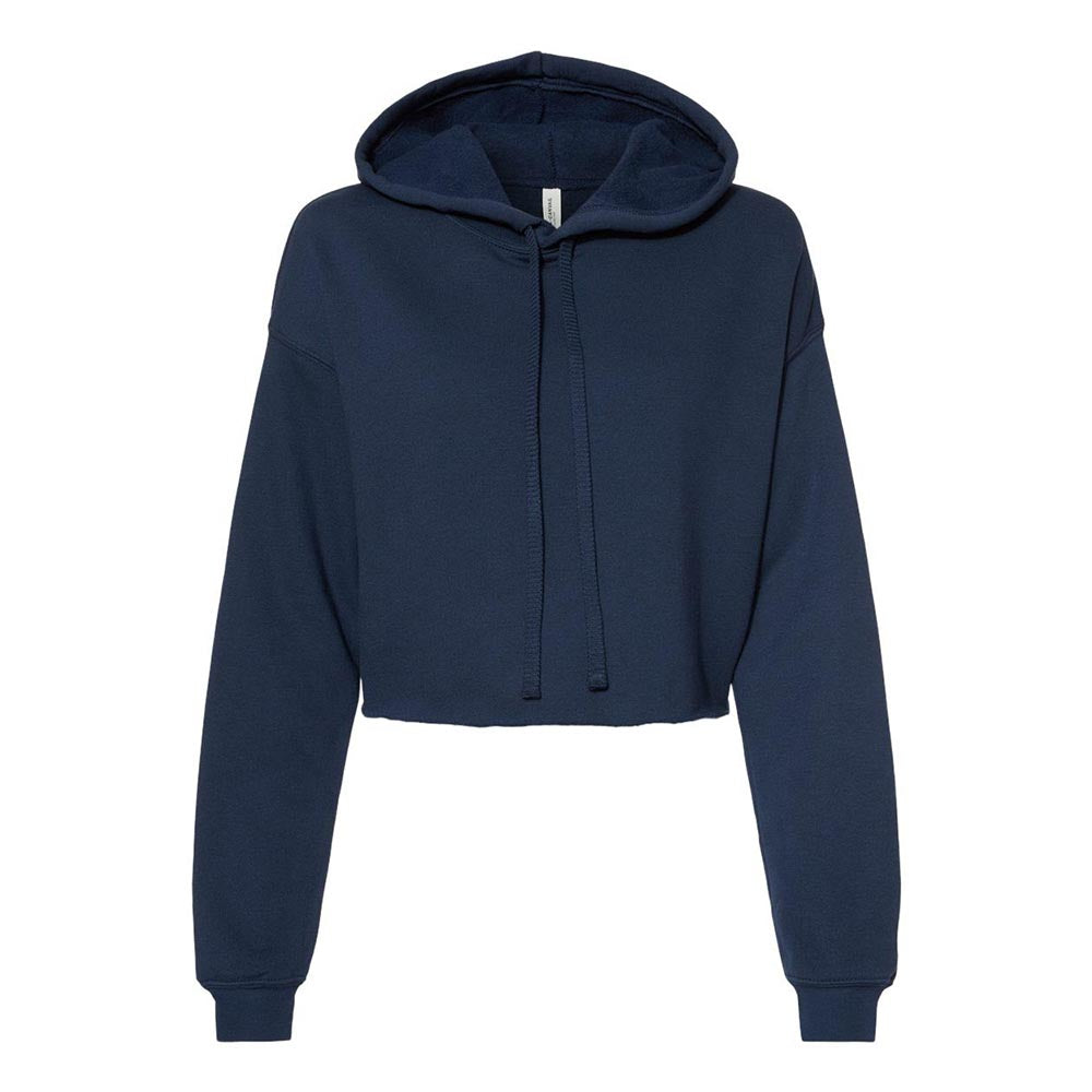 CROPPED FLEECE HOODIE Bella + Canvas classic fit