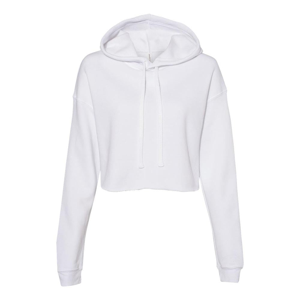 CUSTOM CROPPED FLEECE HOODIE ~ Bella + Canvas ~ classic fit