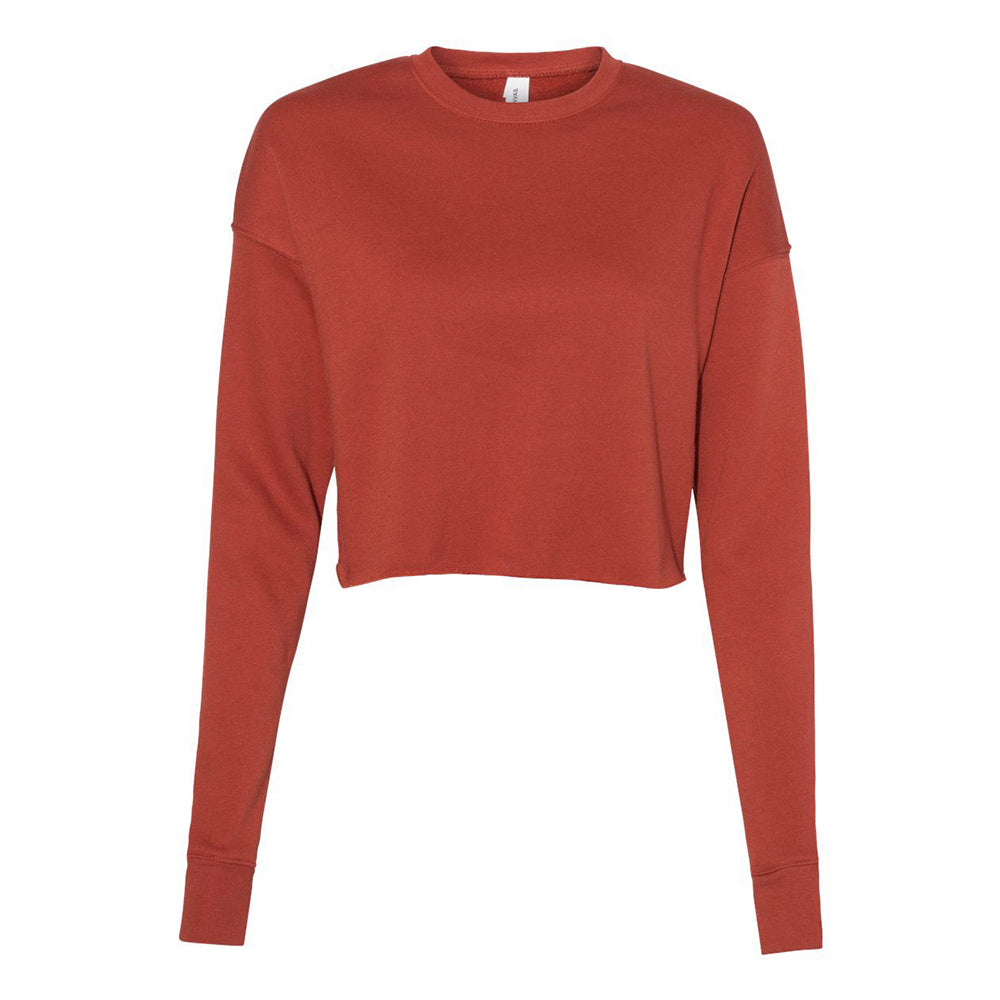 CROP CREW FLEECE ~ bella + canvas