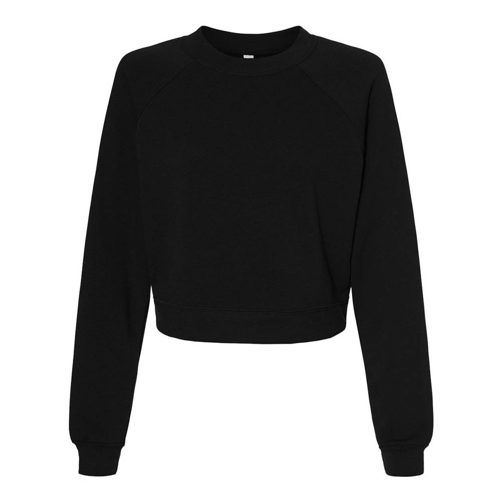 CREATE YOUR OWN ~ ROOTS & WINGS RAGLAN CROP FLEECE ~ classic fit