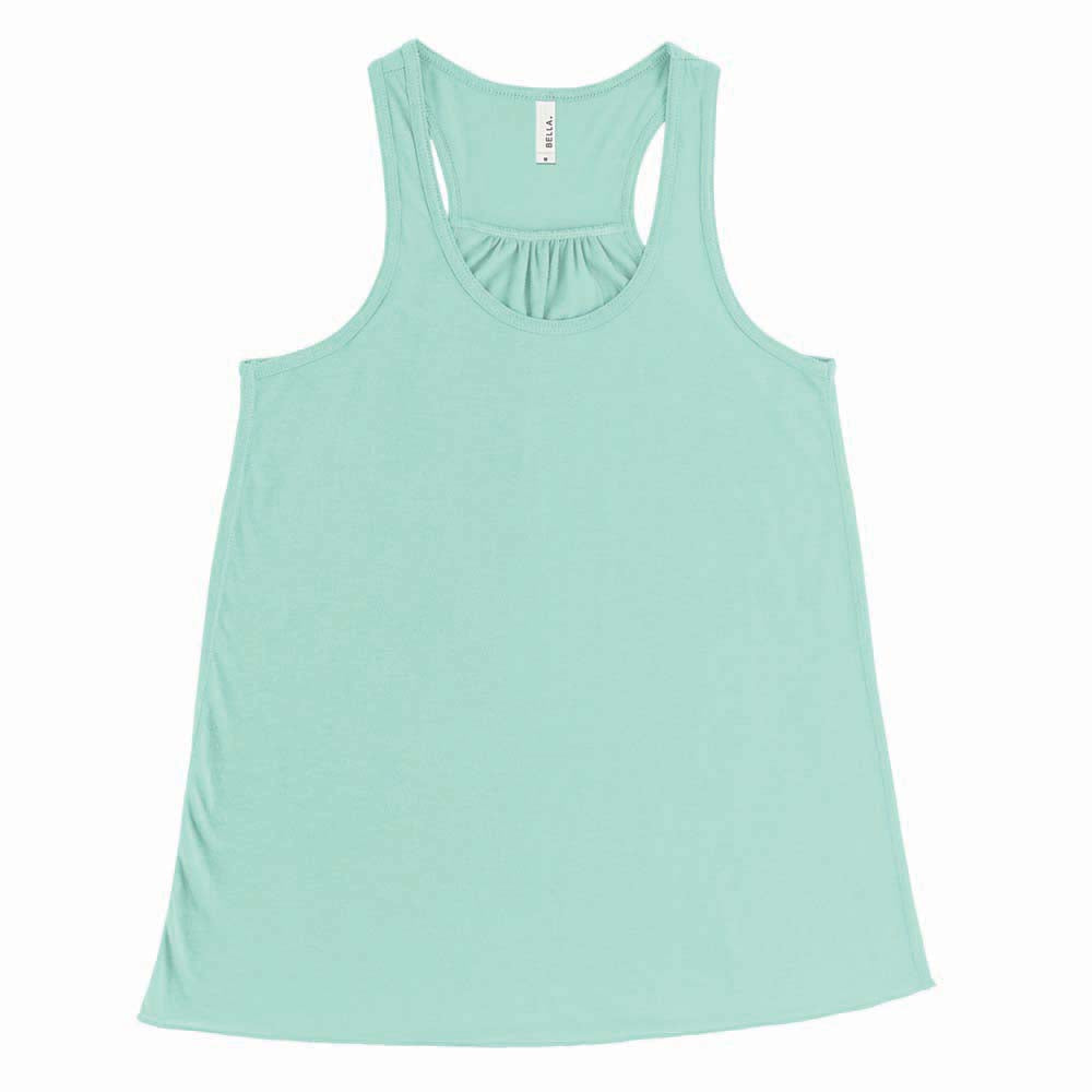 CREATE YOUR OWN ~ ROOTS & WINGS ~ FLOWY RACERBACK TANK ~ women's relaxed fit