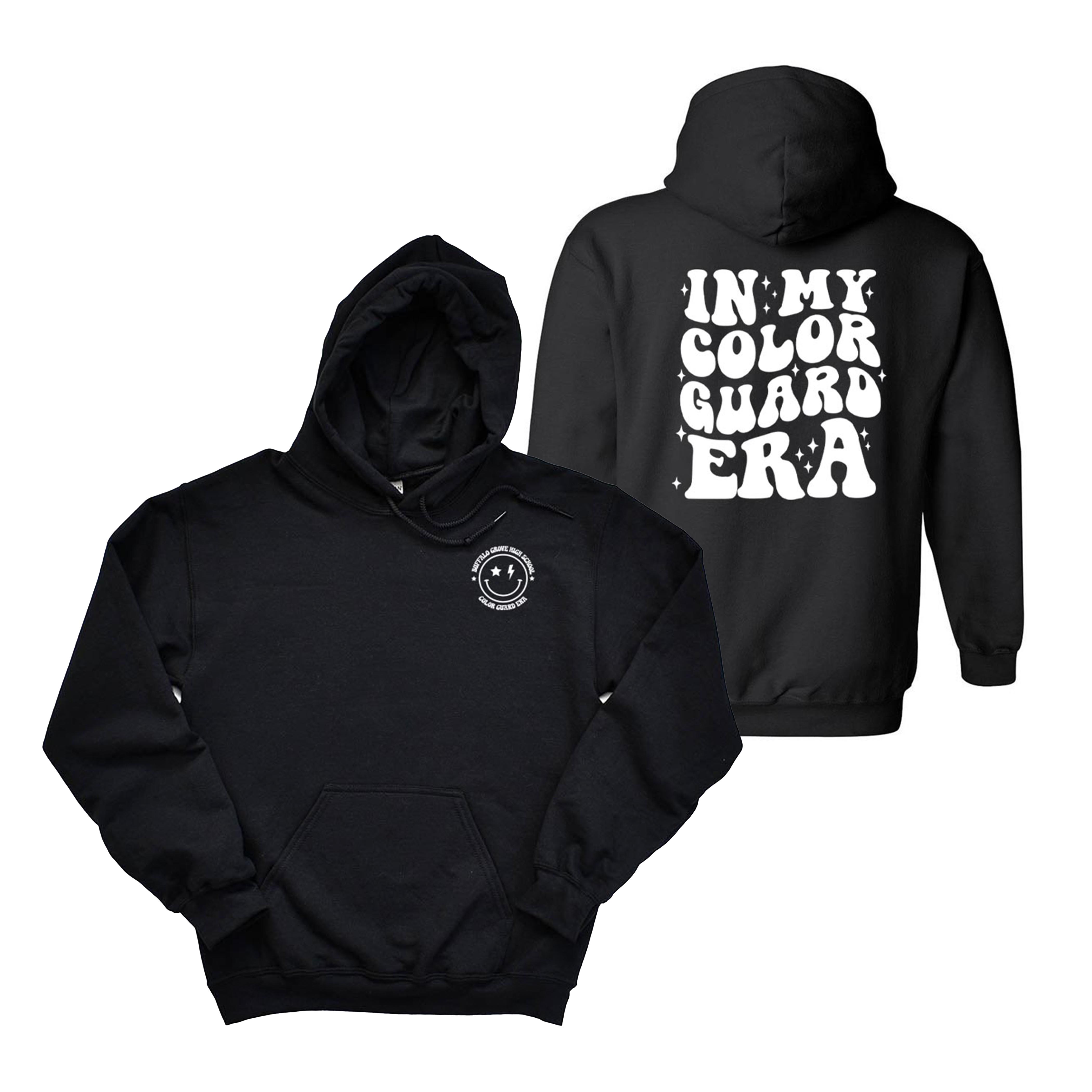 In My Guard Era ~ Hoodie ~ Buffalo Grove High School Bands-black