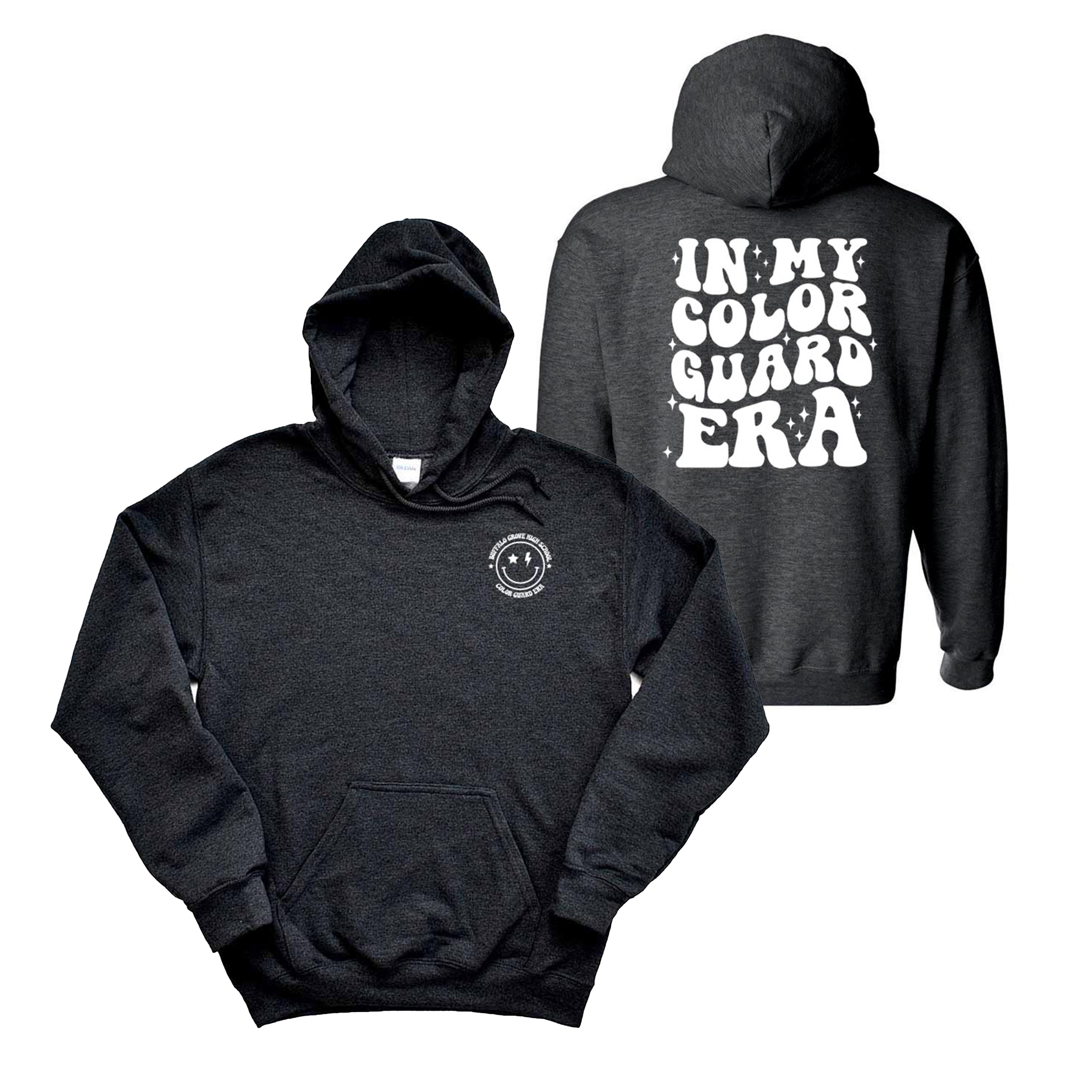 In My Guard Era ~ Hoodie ~ Buffalo Grove High School Bands-dark heather