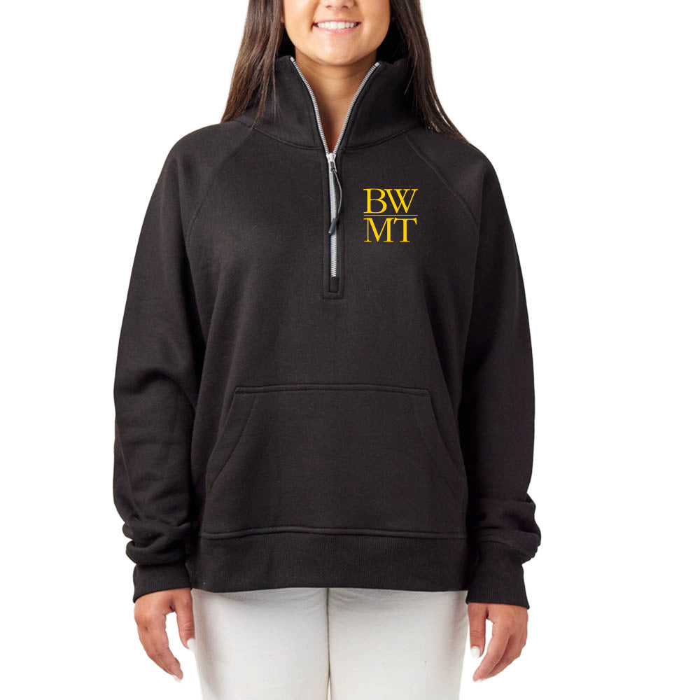 BWMT ~ Ladies Boxy Half Zip Fleece ~ Baldwin Conservatory of Performing Arts