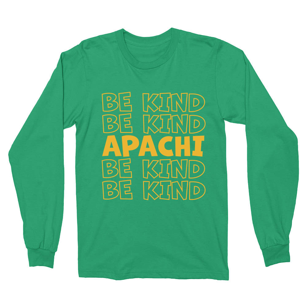 Be Kind Apachi ~ Cotton Long Sleeve T-Shirt ~ Apachi Day Camp