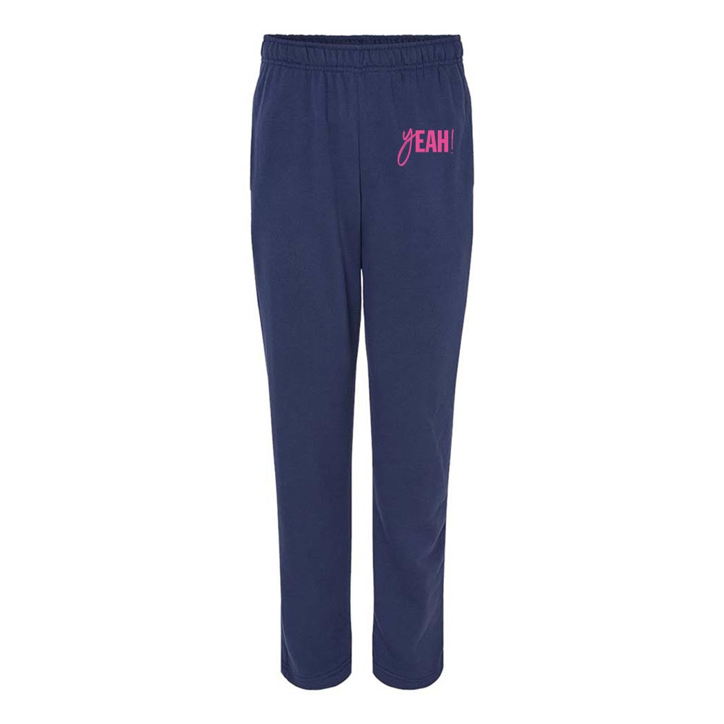 yEAH! ~ Sponge Fleece Straight Leg Sweatpants ~ BEST LIFE