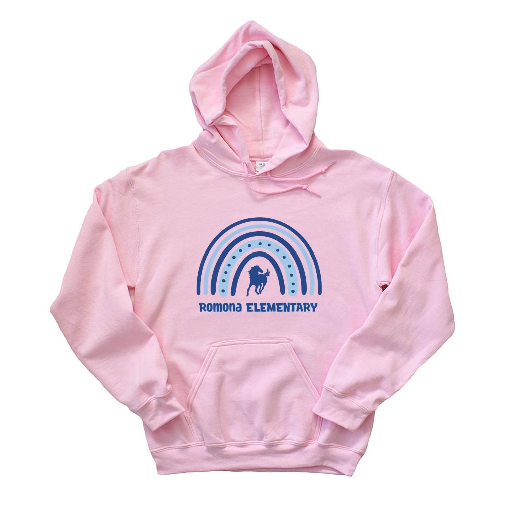 Boho Rainbow ~ Hoodie ~ Romona Elementary School
