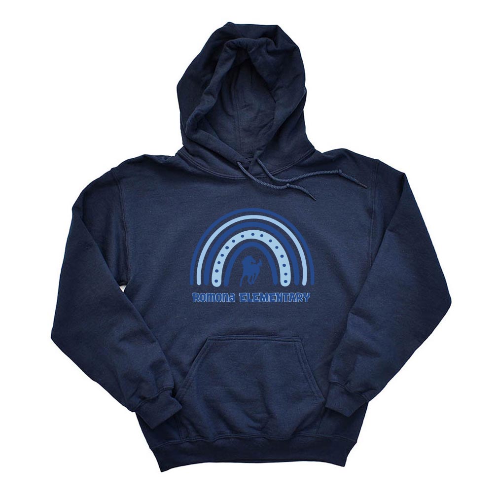 Boho Rainbow ~ Hoodie ~ Romona Elementary School