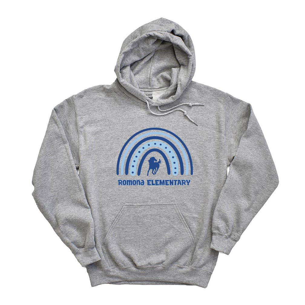 Boho Rainbow ~ Hoodie ~ Romona Elementary School
