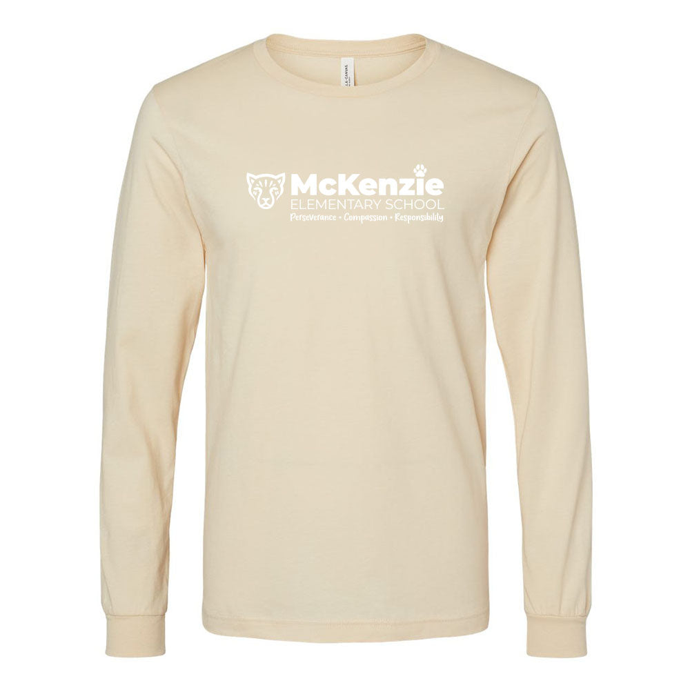 Bold Spirit McKenzie ~ Jersey Long Sleeve T-Shirt ~ McKenzie Elementary School