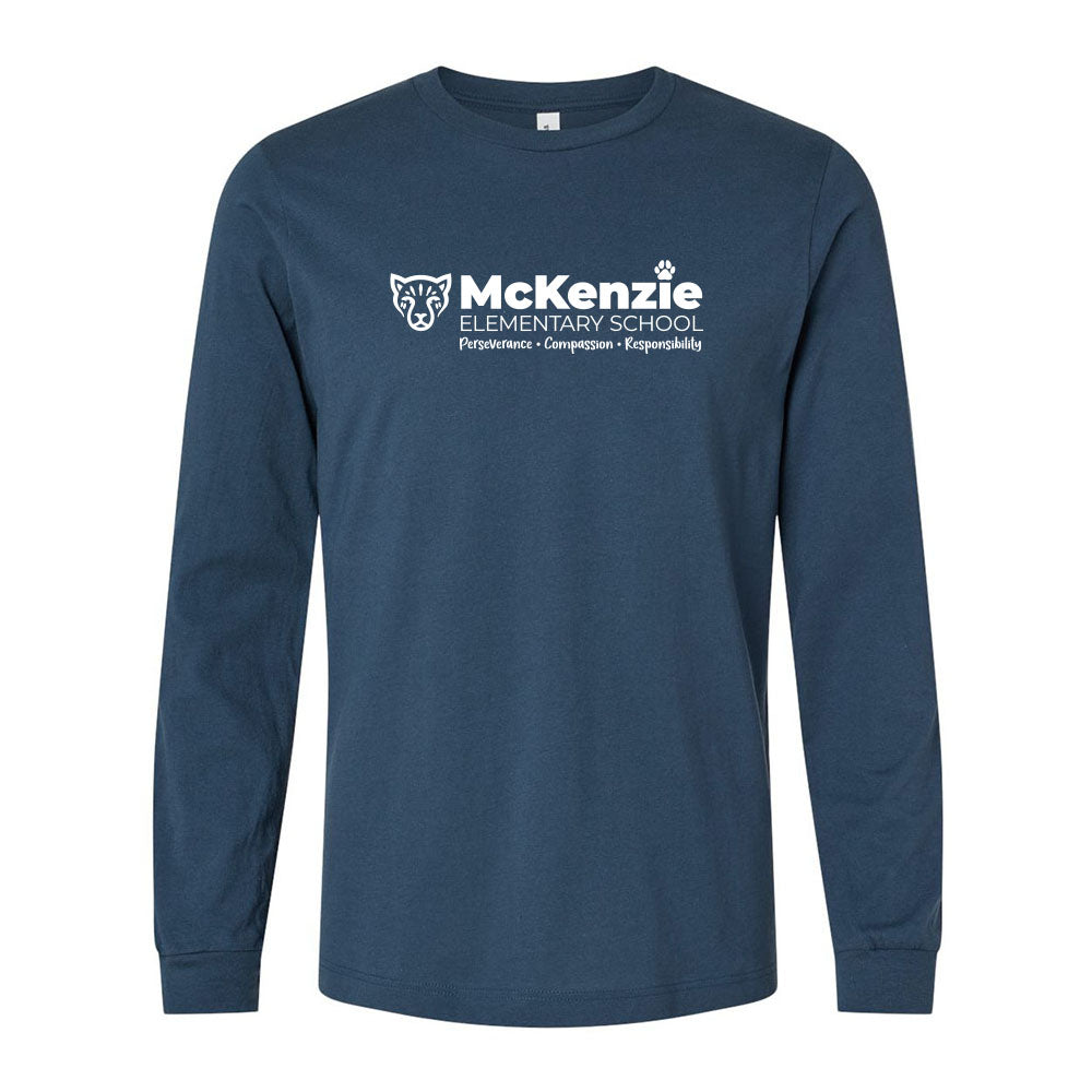 Bold Spirit McKenzie ~ Jersey Long Sleeve T-Shirt ~ McKenzie Elementary School