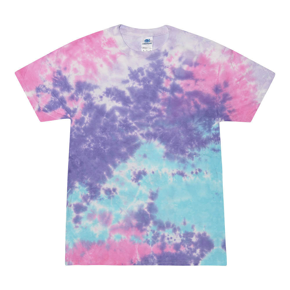 Custom ~ Tie Dye T-Shirt ~ Highcrest Middle School-cotton candy
