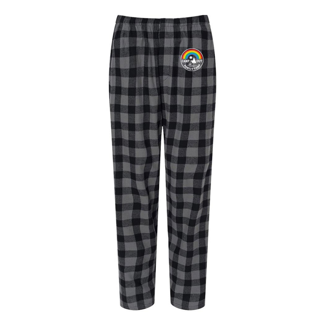 CampOut Logo ~ Flannel Pants ~ CampOut Family Camp
