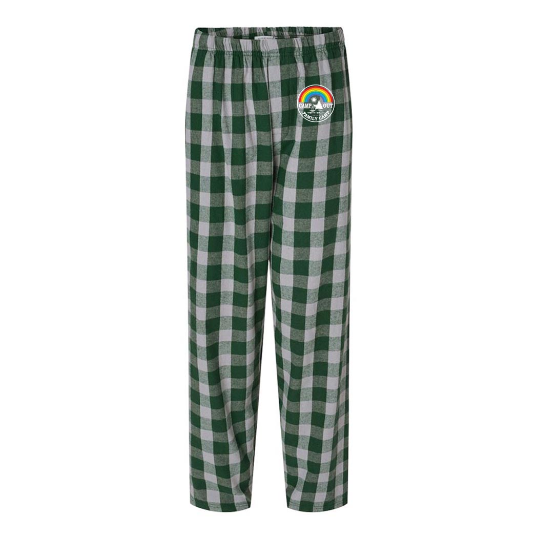CampOut Logo ~ Flannel Pants ~ CampOut Family Camp