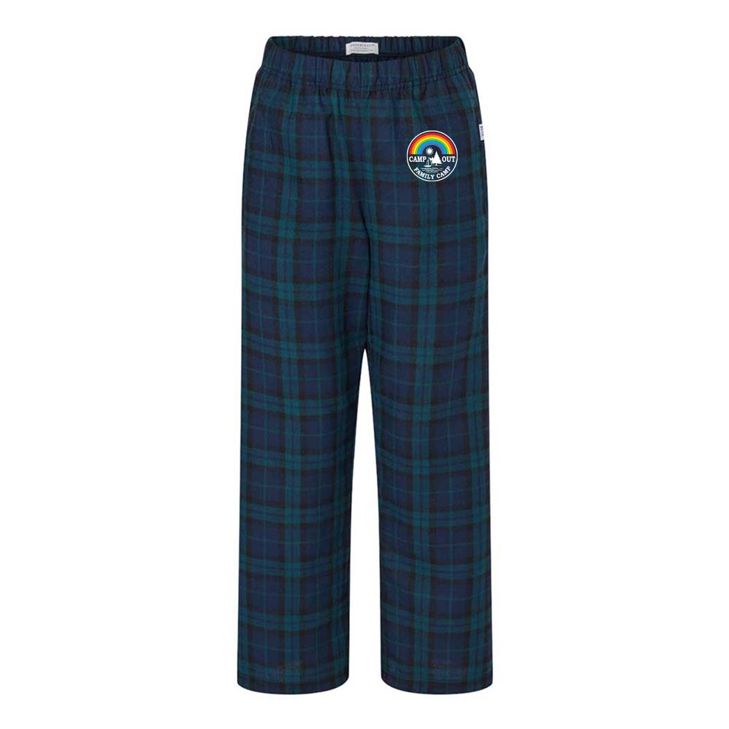 CampOut Logo ~ Flannel Pants ~ CampOut Family Camp