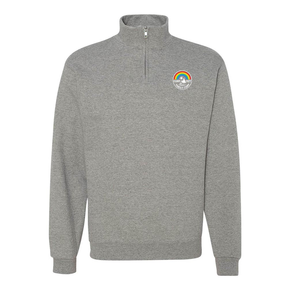 CampOut Logo ~ Quarter Zip Sweatshirt ~ CampOut Family Camp