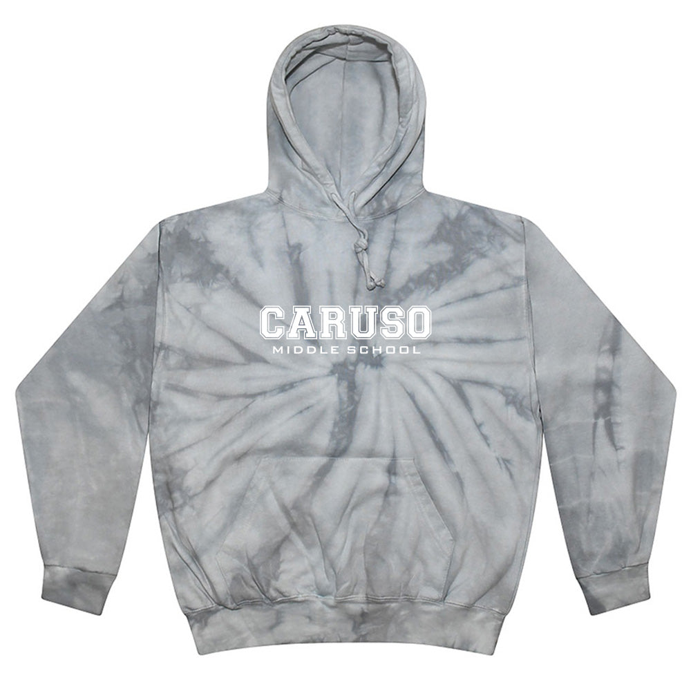Collegiate ~ Tie Dye Hoodie ~ Caruso Middle School