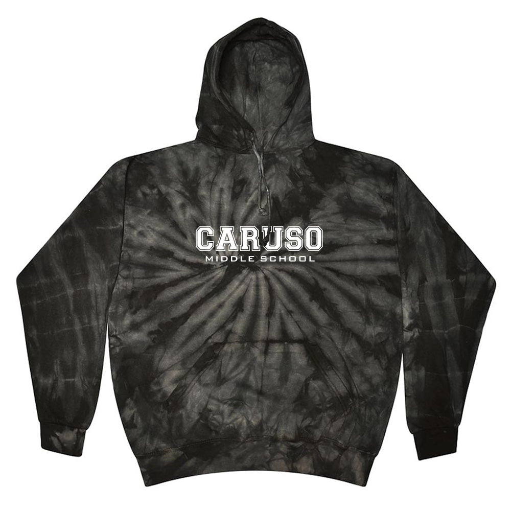 Collegiate ~ Tie Dye Hoodie ~ Caruso Middle School