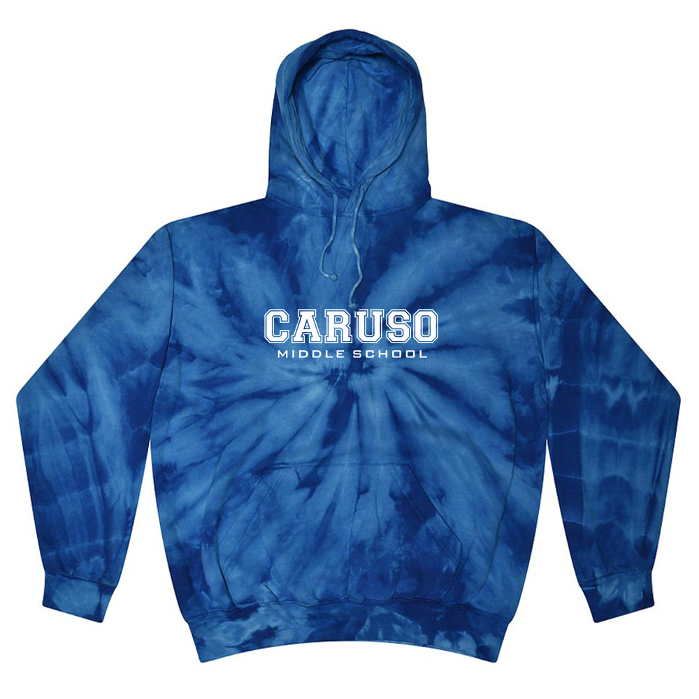 Collegiate ~ Tie Dye Hoodie ~ Caruso Middle School