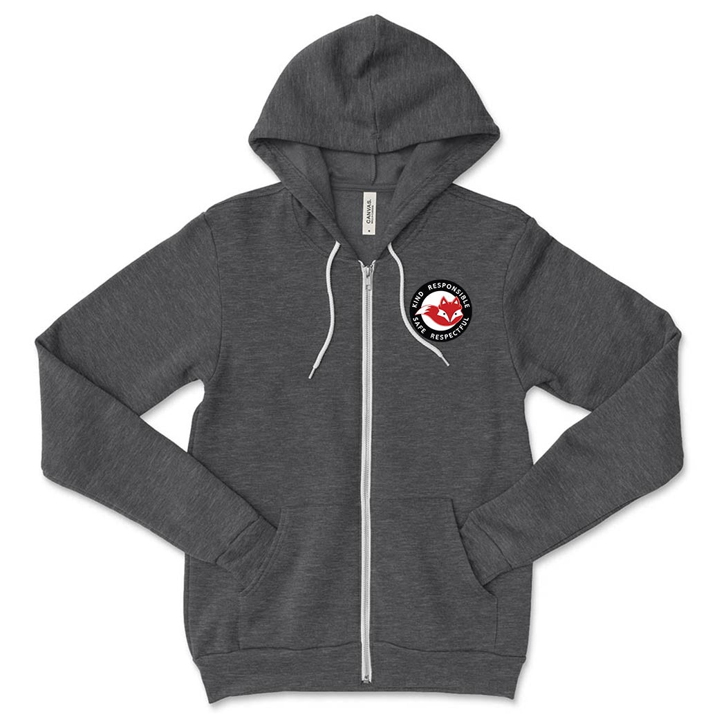 Badge of Success ~ Zip Hoodie ~ Central Elementary School - Wilmette
