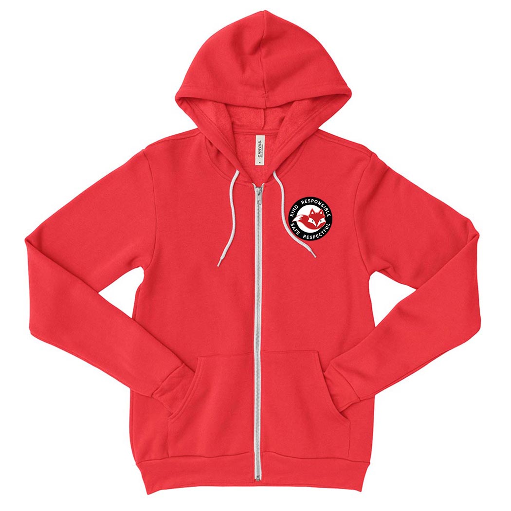 Badge of Success ~ Zip Hoodie ~ Central Elementary School - Wilmette