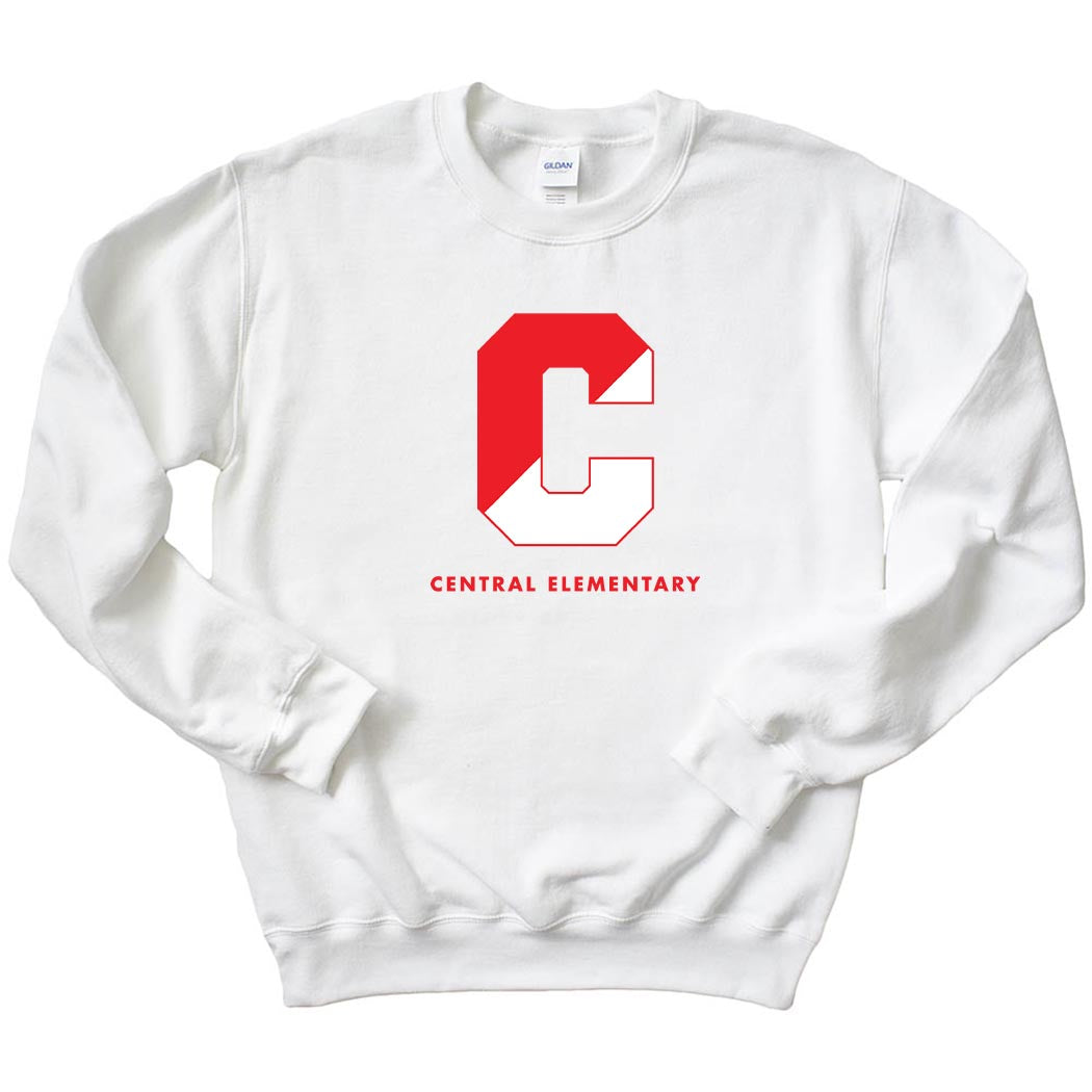 Split C ~ Crewneck Sweatshirt ~ Central Elementary - Wilmette