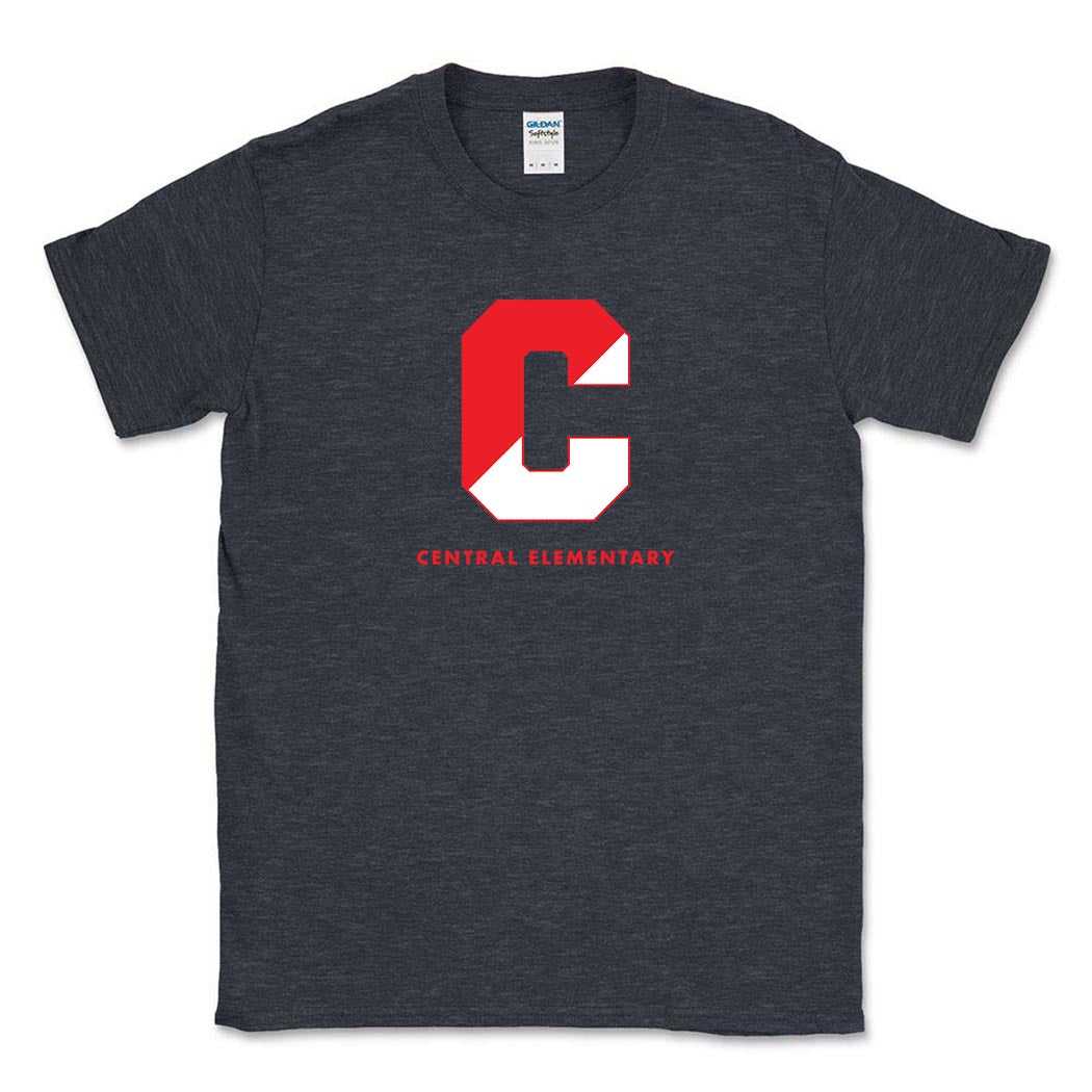 Split C ~ Cotton T-Shirt ~ Central Elementary School - Wilmette