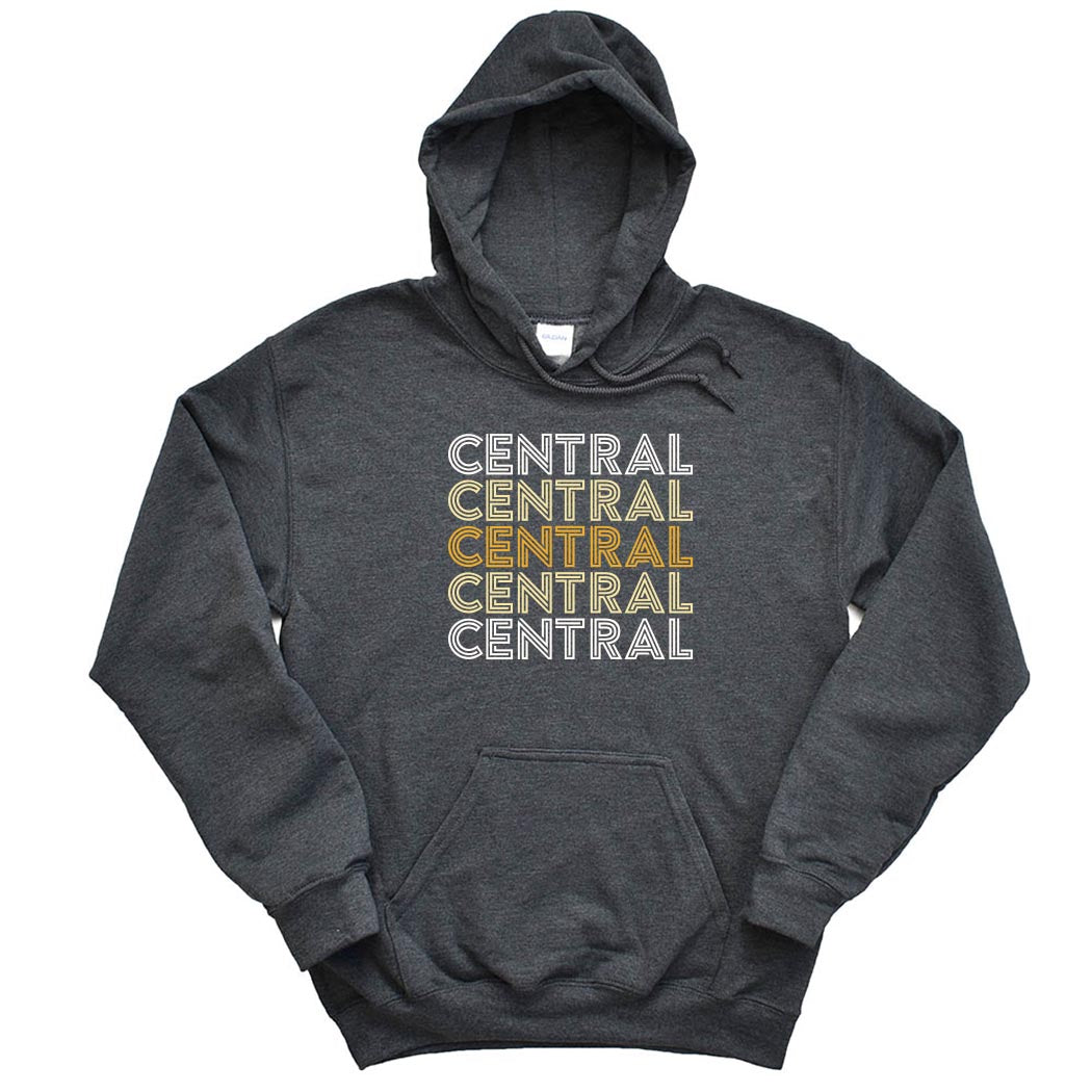 Retro Repeater ~ Hoodie ~ Central Elementary School - Des Plaines